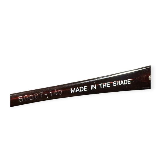 Brighton Made In The Shade Sunglasses‎ Oval Brown Handmade w/ Case Vintage main image 7